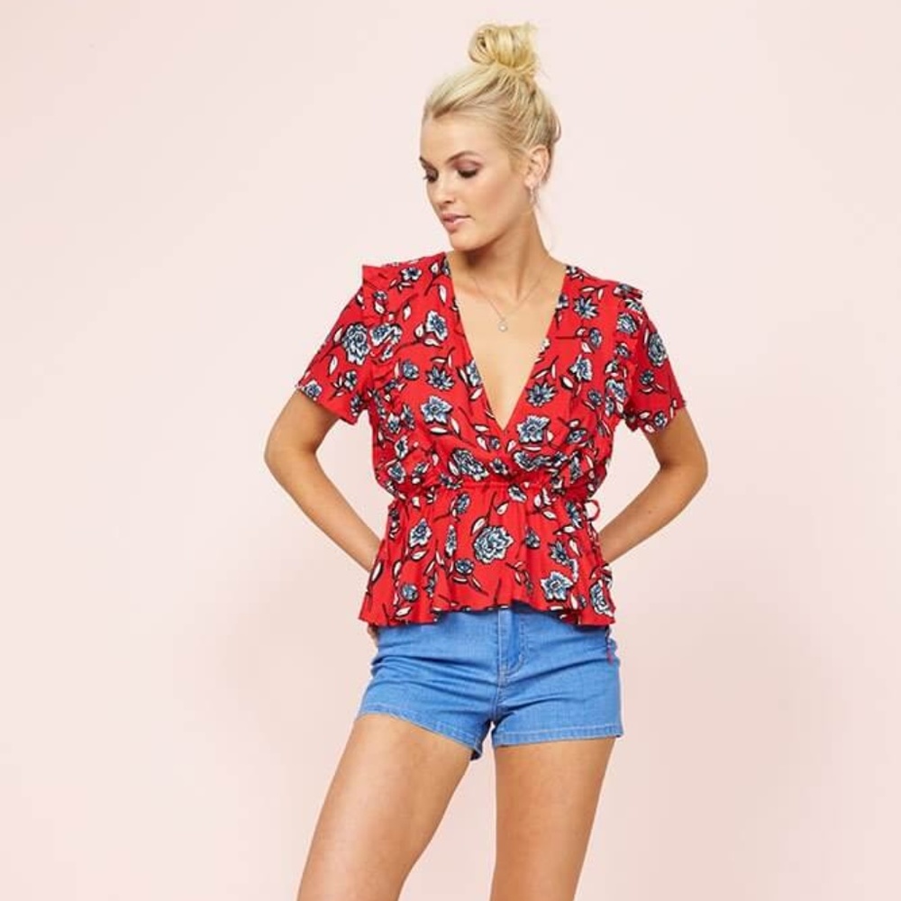 Terrace Floral Blouse